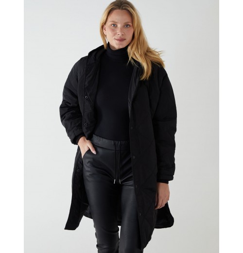 Diamond Quilted Coat