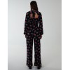 High Neck Tie Back Wide Leg Jumpsuit