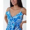 Ruffle Wrap Front Cami Dress