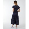 Collared Polkadot Maxi Dress