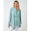 A Line Hi Low Tunic Blouse