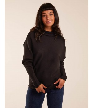 Oversized Roll Neck Batwing Jumper