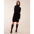 Rib Knitted Roll Neck Jumper Dress