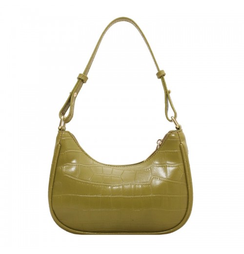 Croc Leather Handbag