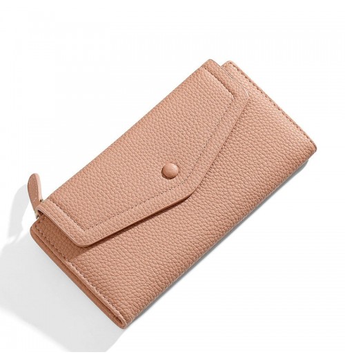 Women's Leather Trifold Organizer Wallet