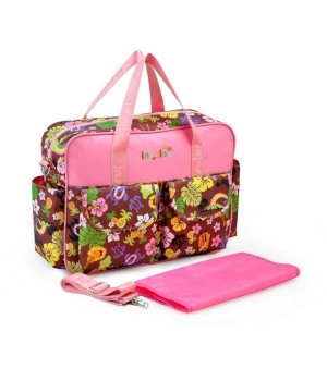 Floral Tote Diaper Bag