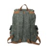 Canvas Leather Rucksack 15.6 Backpack