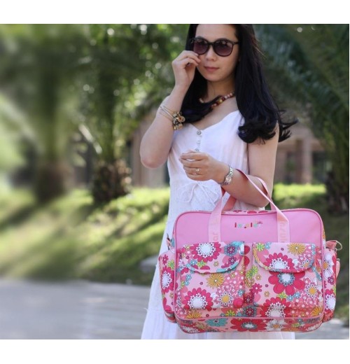 Floral Tote Diaper Bag