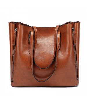 Rectangular Leather Tote Bag