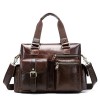 15.6 inch Laptop Bag Brown Leather