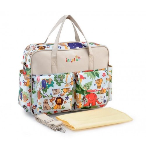 Floral Tote Diaper Bag