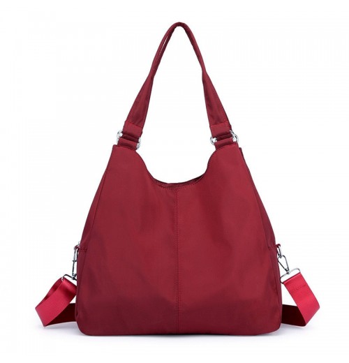 Nylon Zip Top Tote Bag