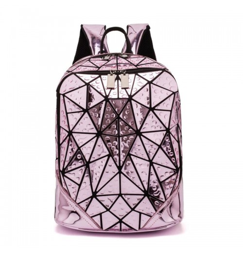 Geometric Reflective Backpack