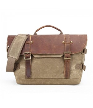 Canvas Camera Messenger Bag