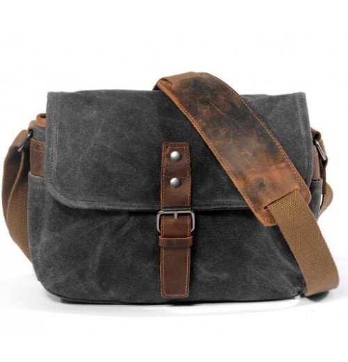 Camera Bag Waxed Canvas