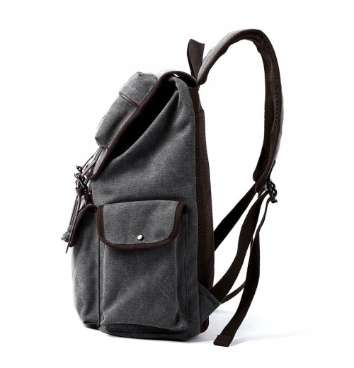 Canvas Buckle Flap 15.6 Backpack