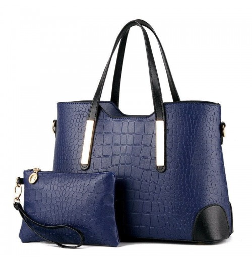 Croc Leather Tote