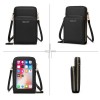 Touch Screen Waterproof Leather Crossbody Phone Bag