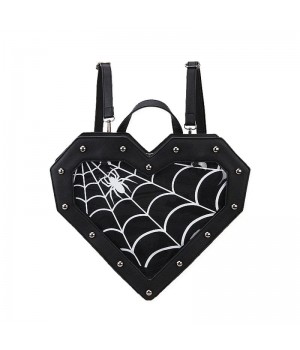 Spiderweb Heart Purse