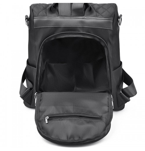 Backpack With Pocket Against Back