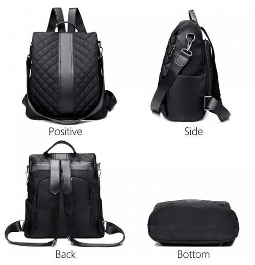 Backpack With Pocket Against Back