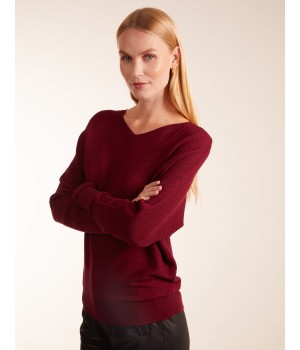 Jumper Rib V-Neck