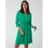 V Neck Crunchy Stitch Batwing Dress