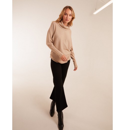 Oversized Roll Neck Batwing Jumper