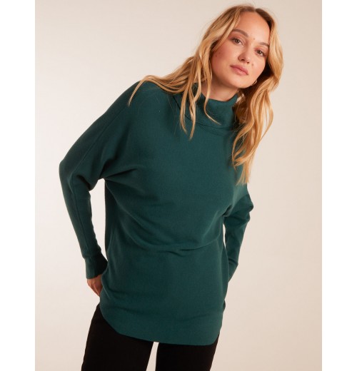 Oversized Roll Neck Batwing Jumper