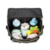 Black Nylon Diaper Bag