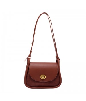 Brown Leather Shoulder Bag Ladies