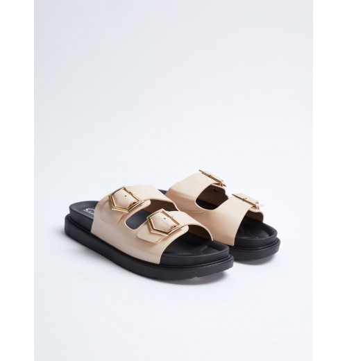 Double Buckle Sandals