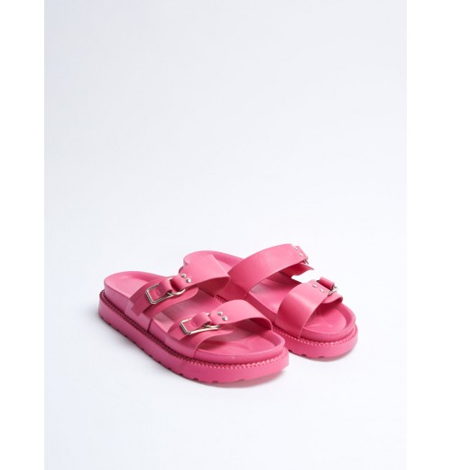 Two Strap Buckle Sandals